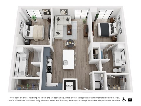 B5 bedroom floorplan
